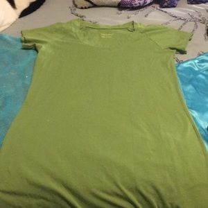 Green t-shirt dress